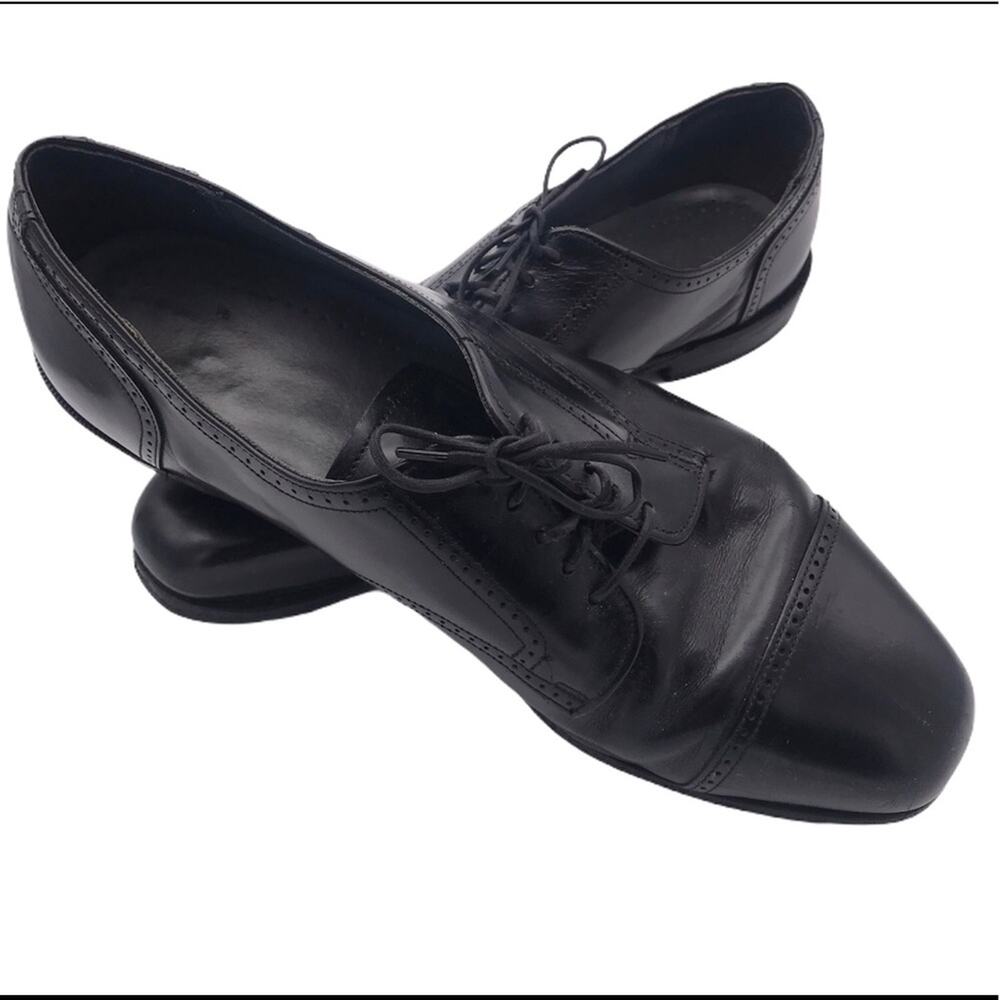 SoleTech Men's Black Wingtip Slip On Dress Shoes size 13